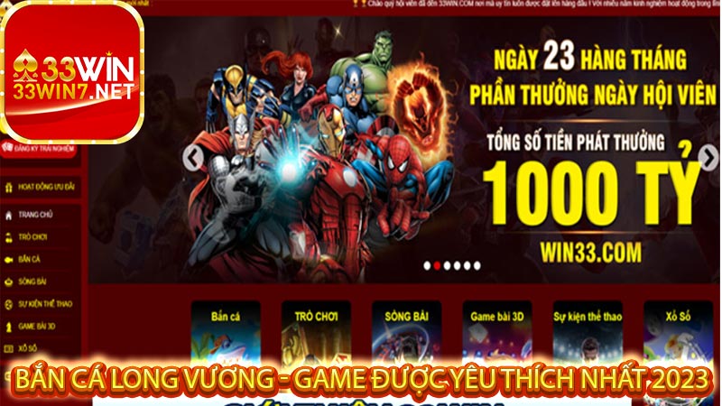 Bắn Cá Long Vương - Game Được Yêu Thích Nhất 2023